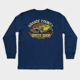 Orange County Speed Shop 1949 Kids Long Sleeve T-Shirt